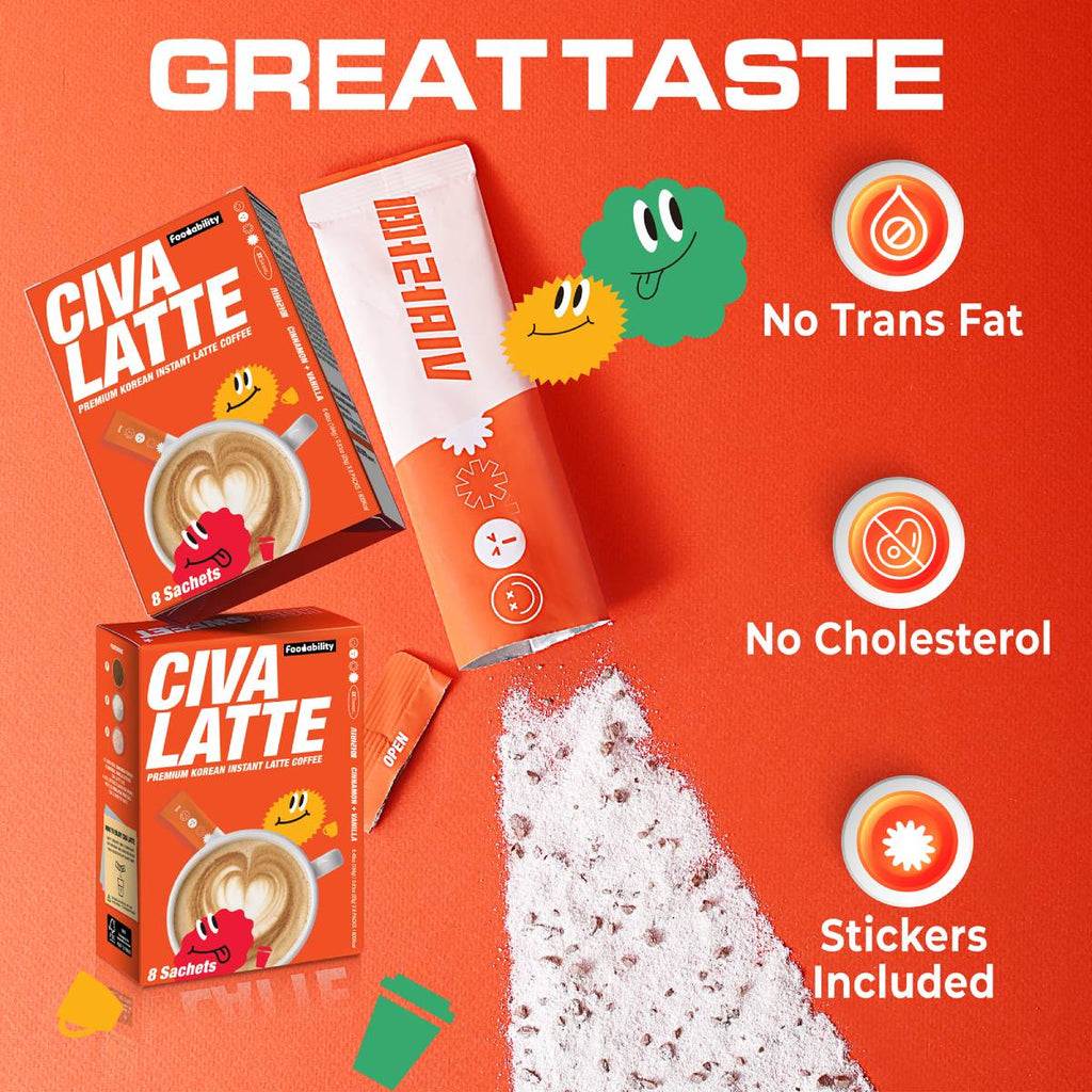 Civa Latte - Cinnamon + Vanilla Cafe Latte