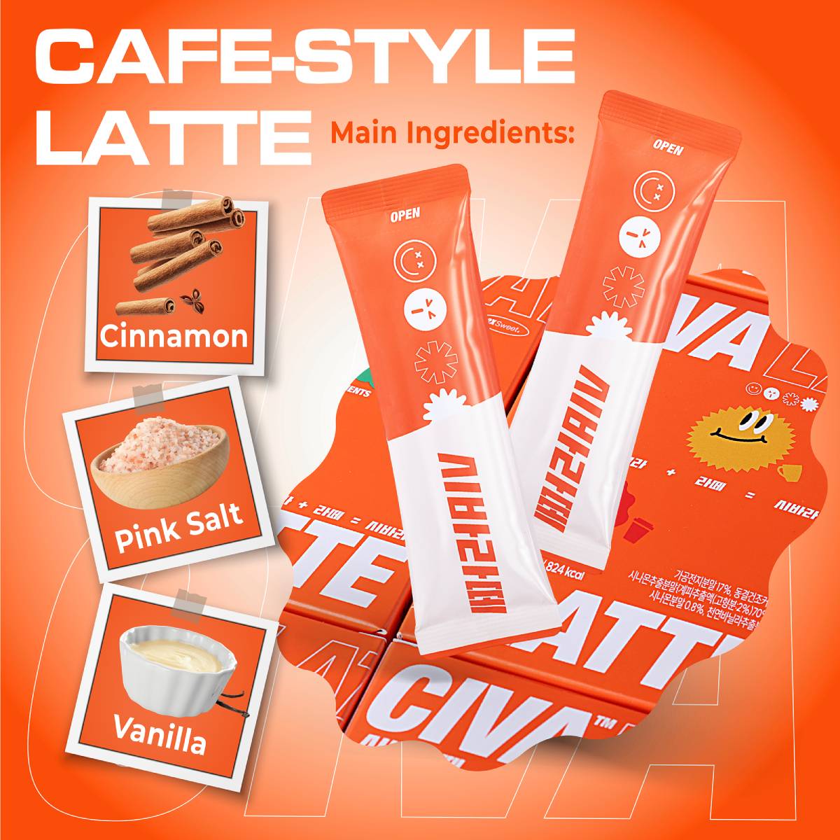 Civa Matcha Latte - Cinnamon + Vanilla Matcha Latte